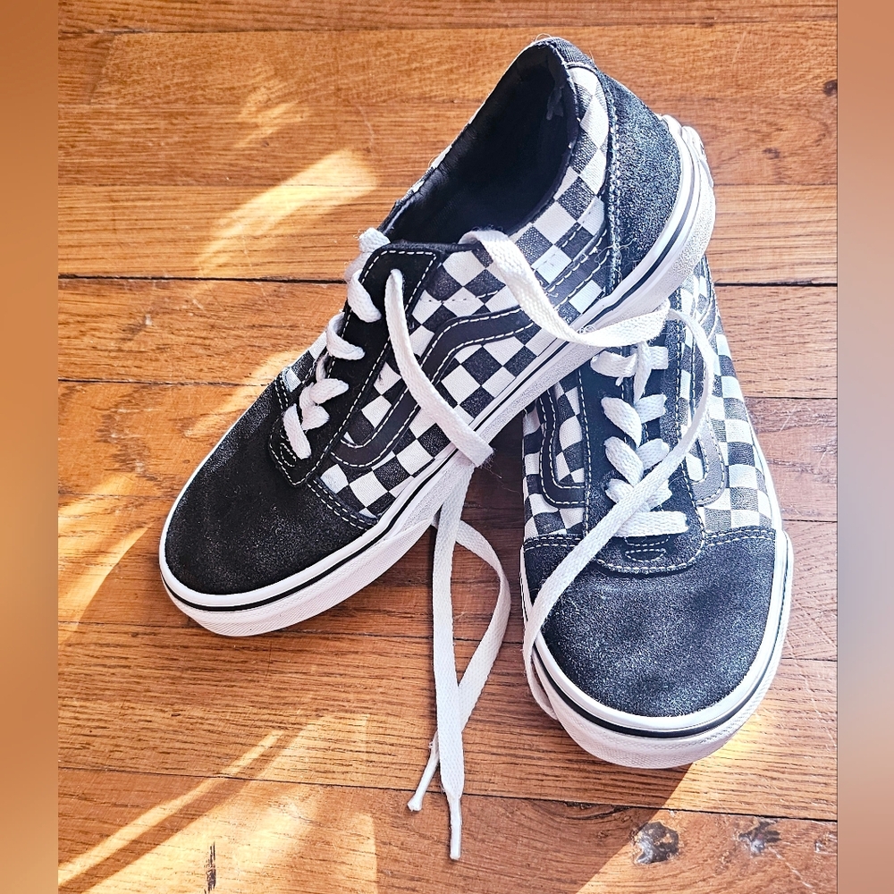 Boys Checkered VANS Shoes
